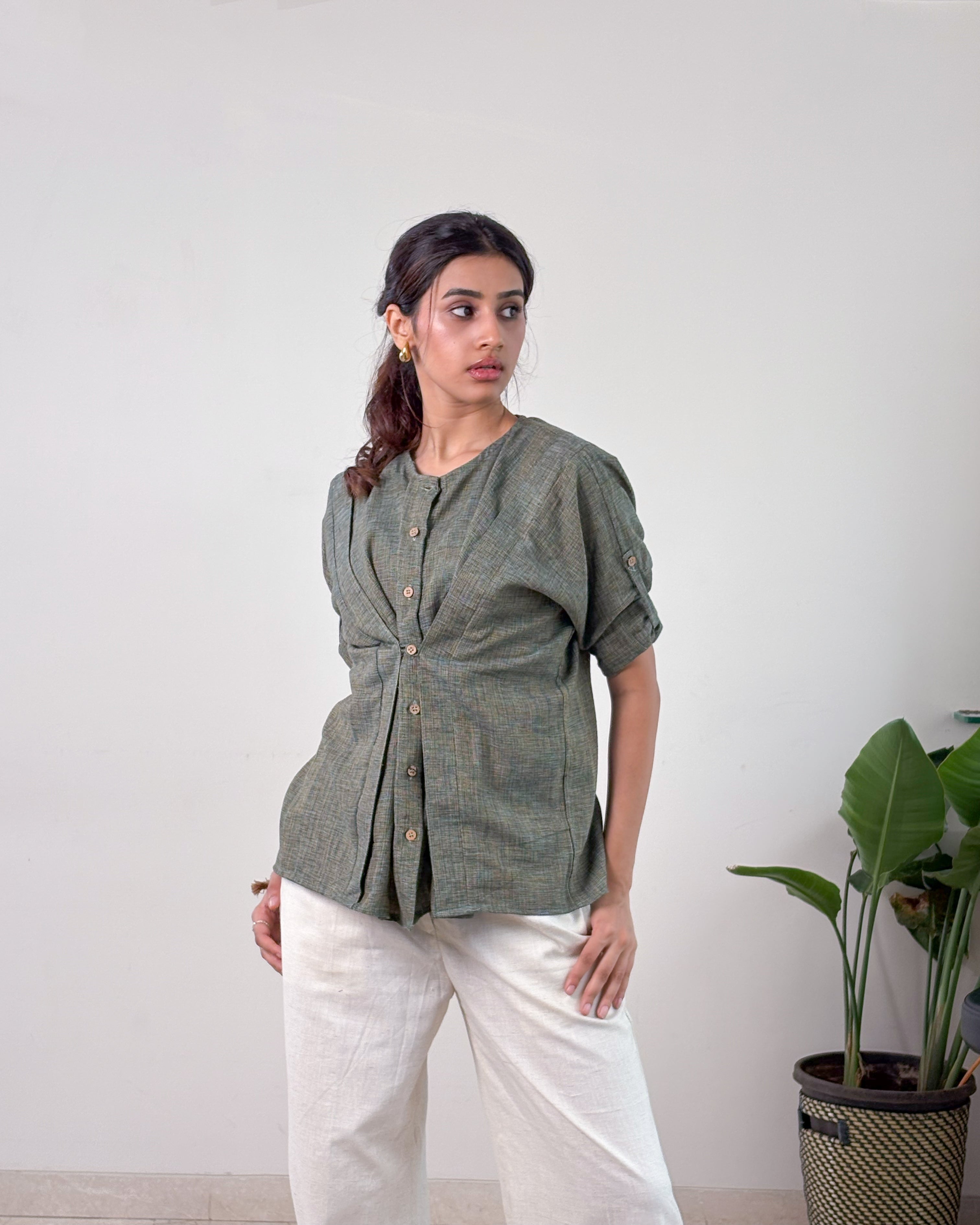 GREEN LEAF SHIRT