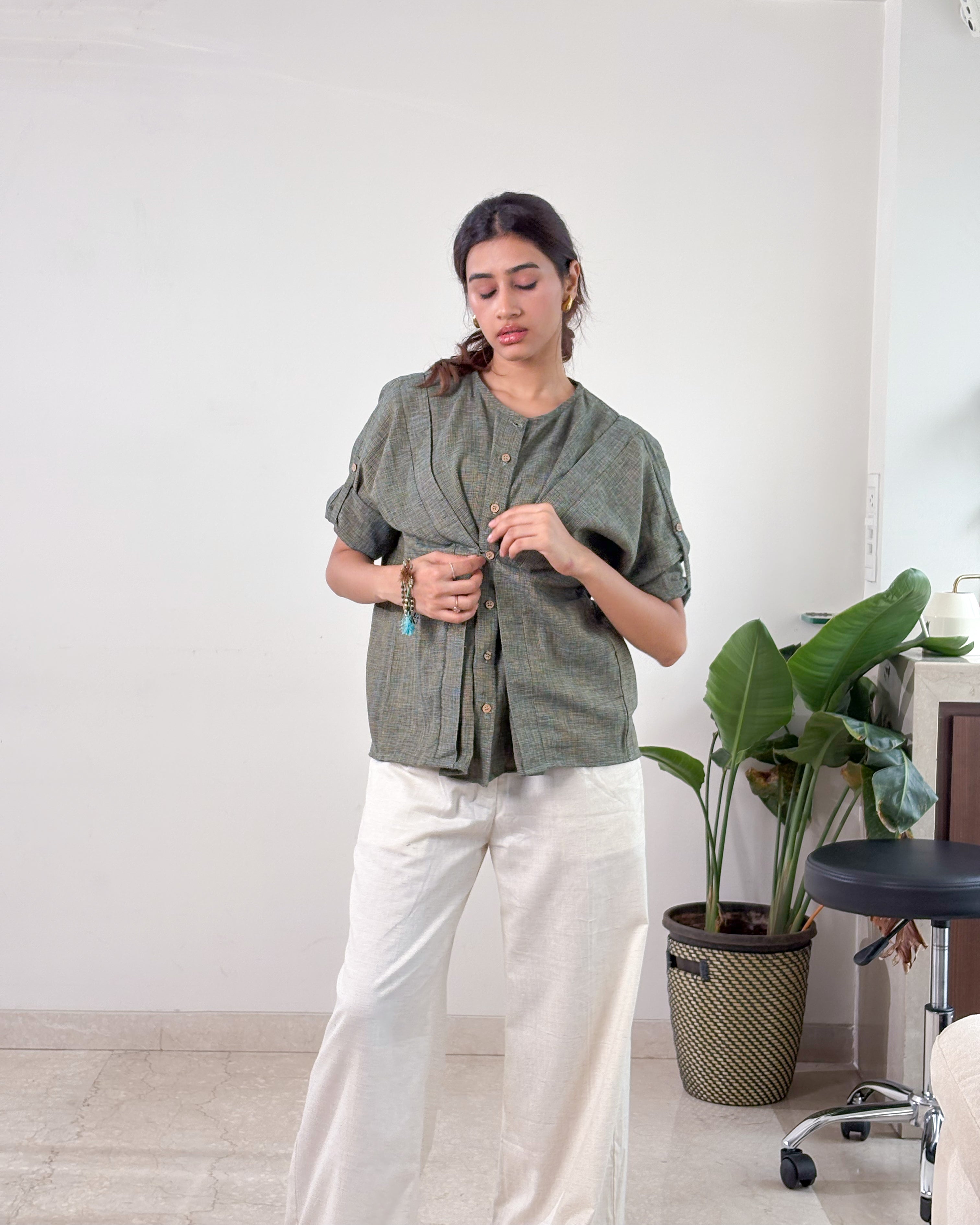 Leaf Green Shirt