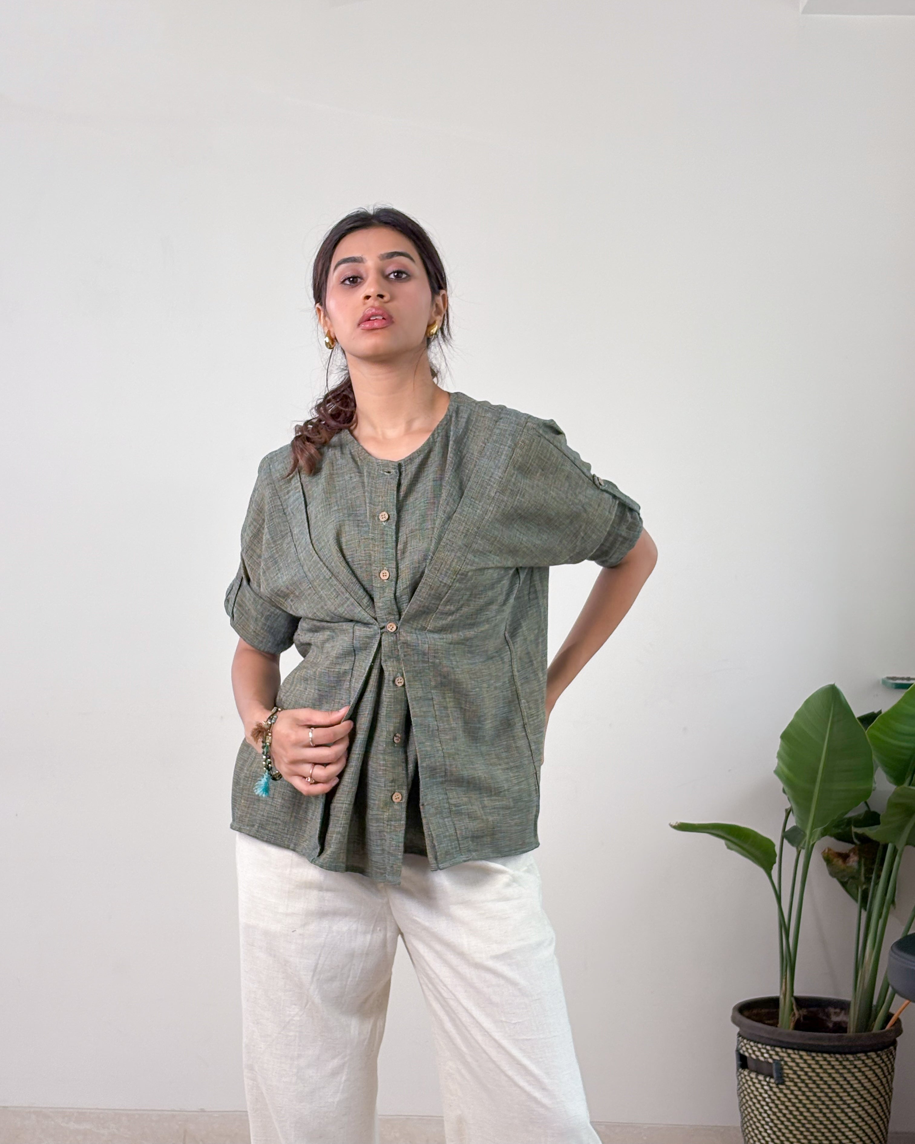 Leaf Green Shirt